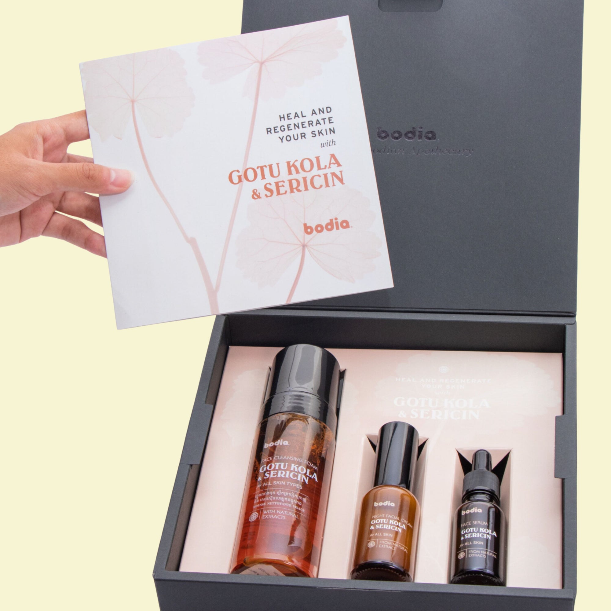 Gotu Kola and sericin set by bodia