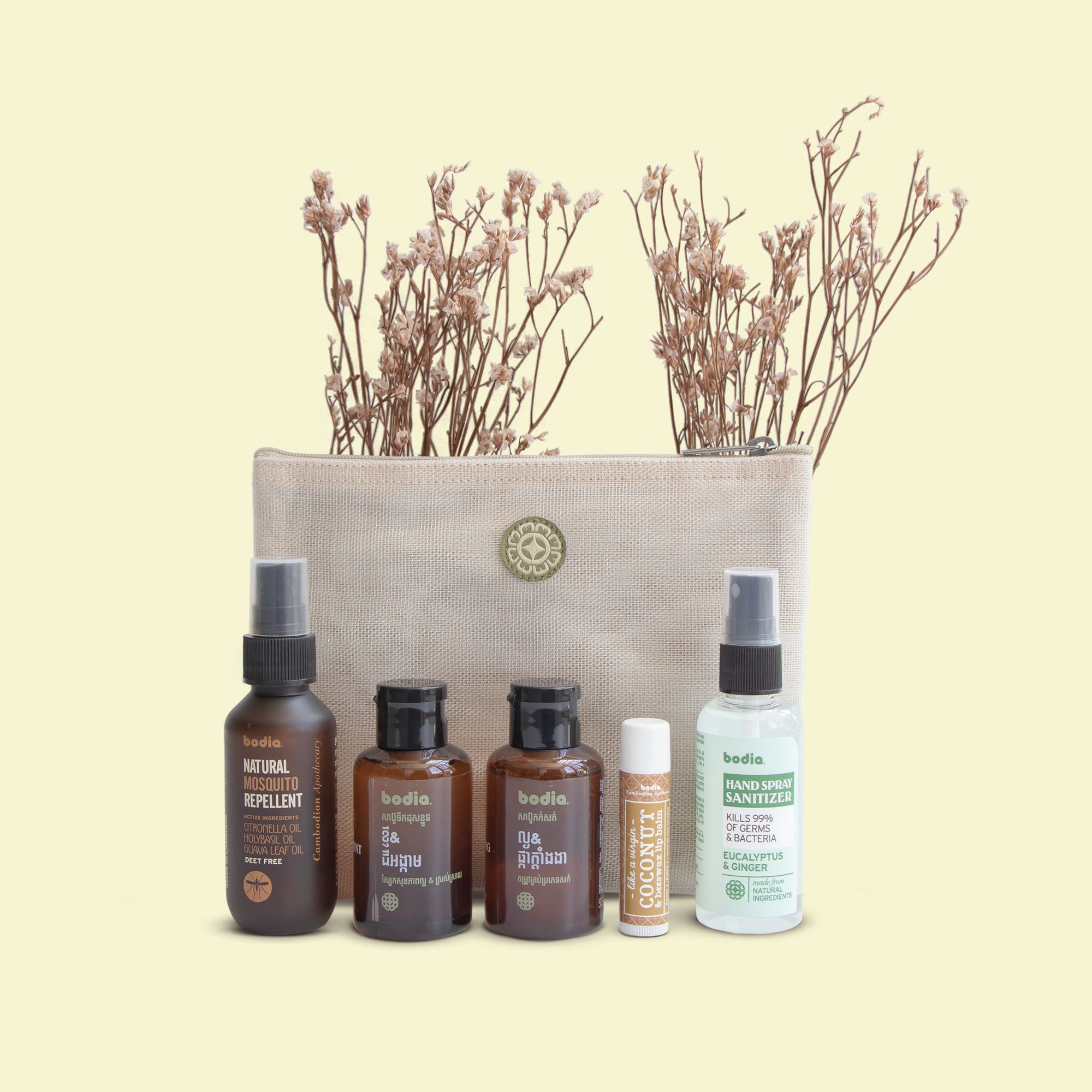 Travel essential kit by bodia