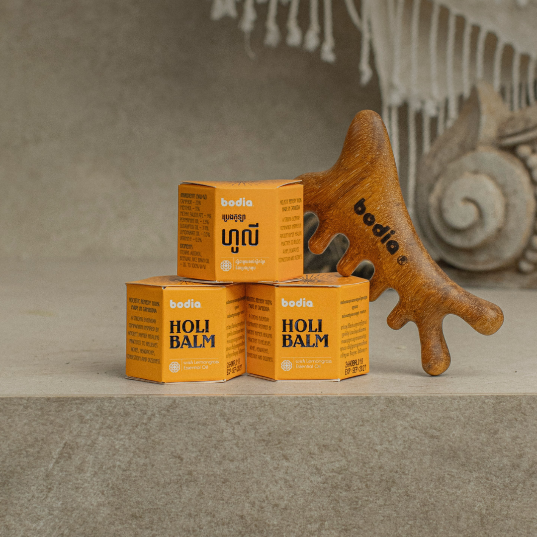 Free Wooden Massage - Holi Balm Brengkola