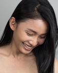 Bodia hair model smiling