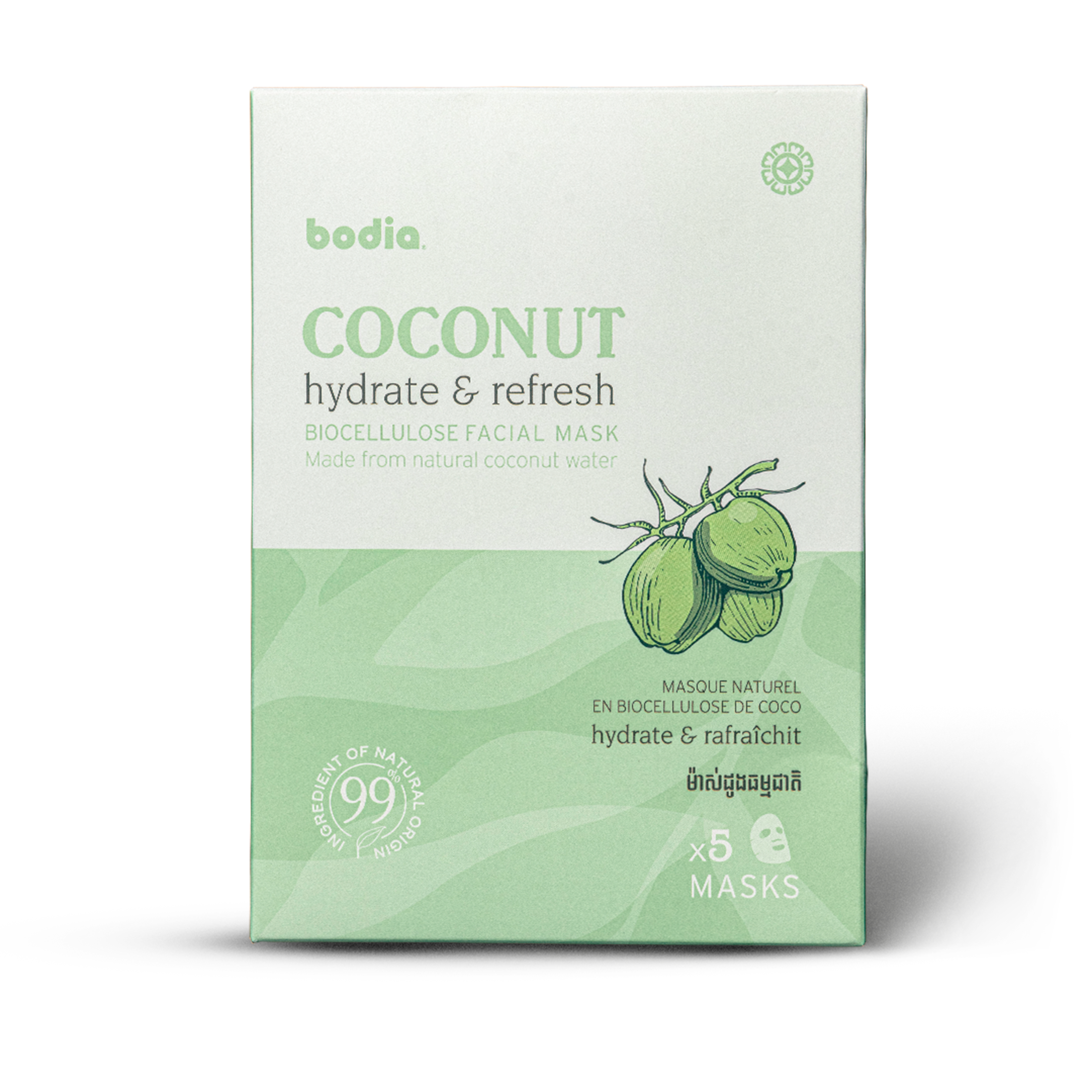 New Biocellulose coconut Mask