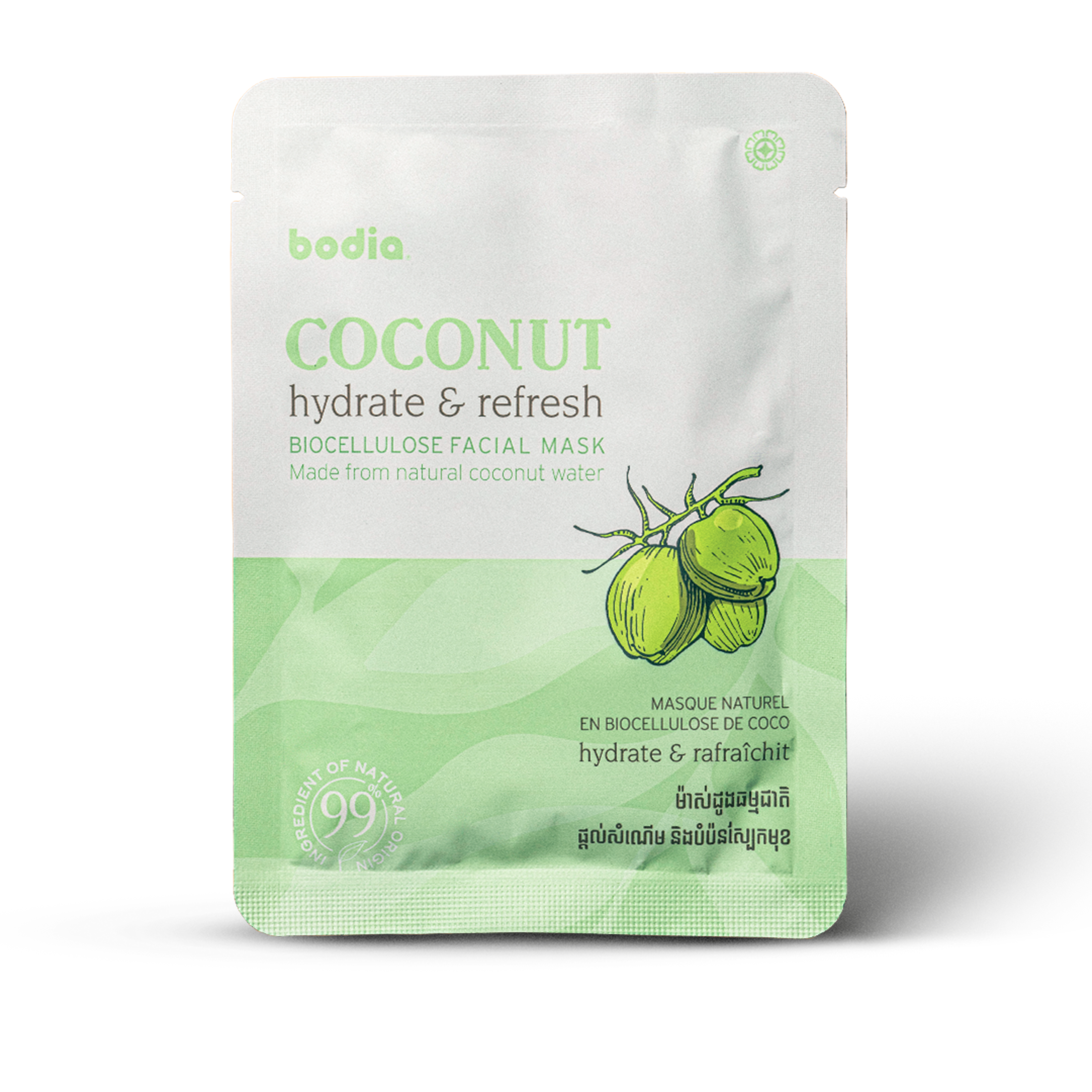 New Biocellulose coconut Mask