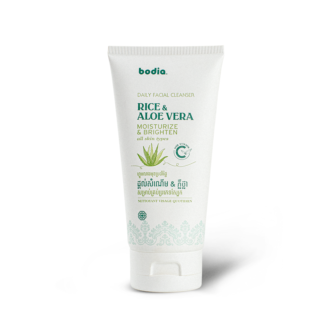 Facial Cleaning Foam - Rice & Aloe Vera