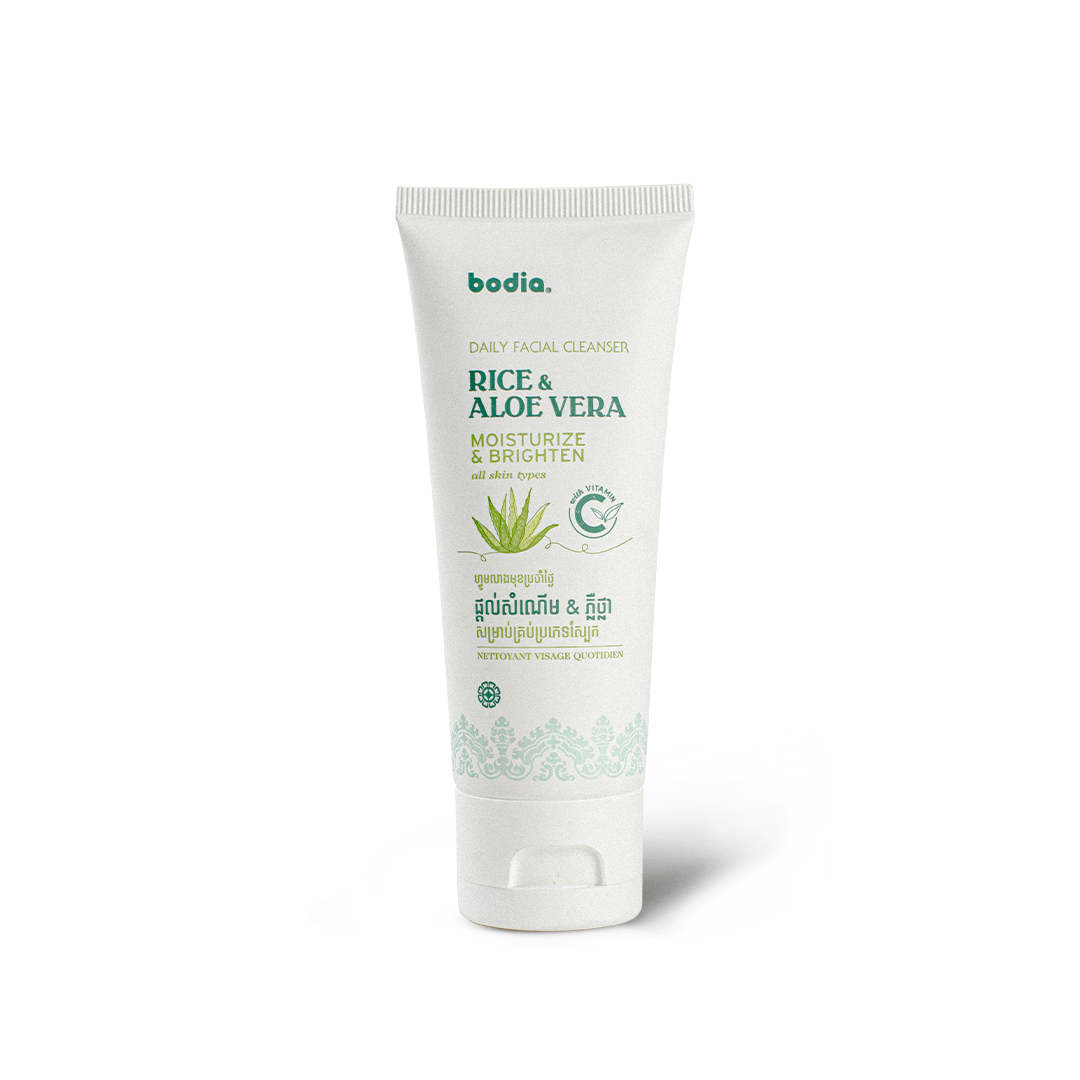 Facial Cleaning Foam - Rice & Aloe Vera