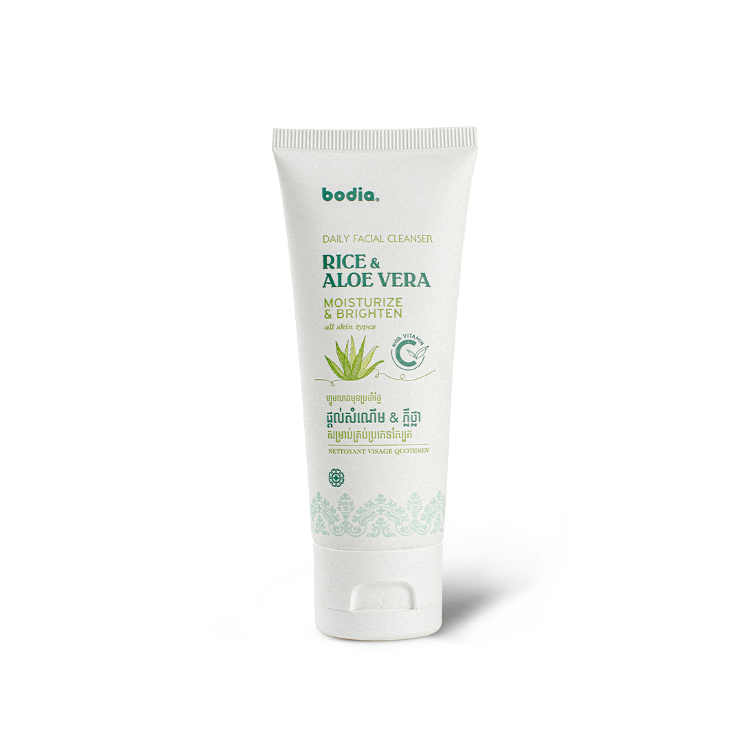 Facial Cleaning Foam - Rice & Aloe Vera