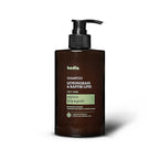 Bodia natural shampoo bottle with pump for oily hair on a white background