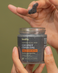 bodia charcoal facial scrub anti-acne texture