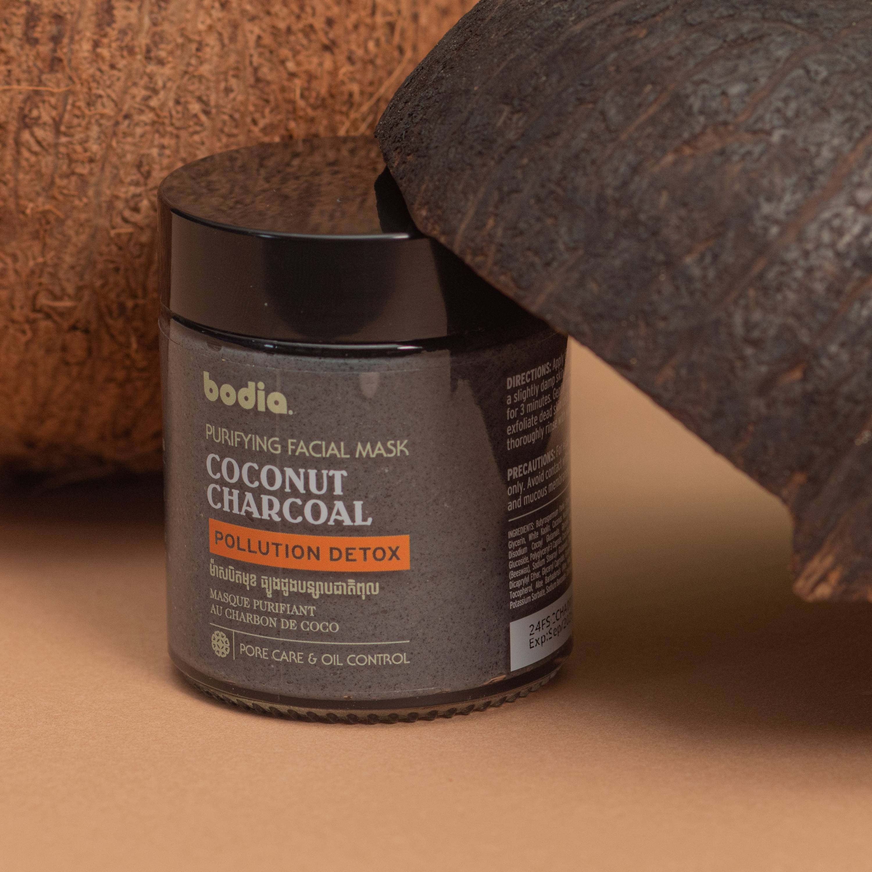 bodia charcoal facial scrub anti-acne 