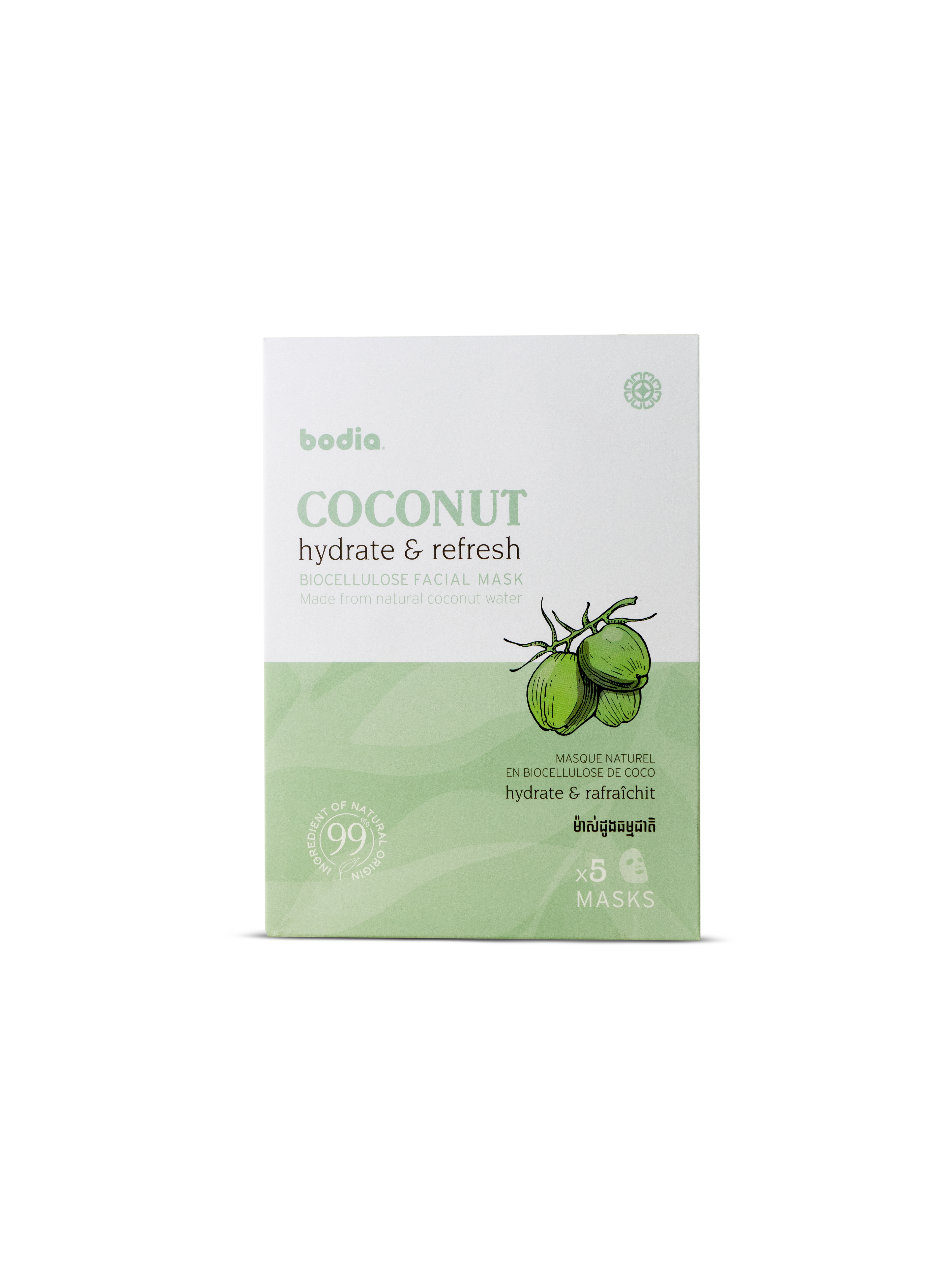 New Biocellulose coconut Mask