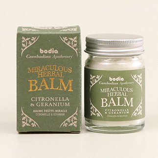 Packshot miraculous herbal balm repair the skin citronella geranium bodia apothecary skincare
