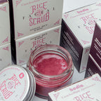 packaging facial scrub rice jasmin powder and roselle bodia apothecary